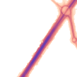 Night-time road noise heatmap for NE5 4TA