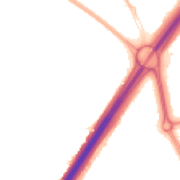 Night-time road noise heatmap for NE5 4TZ