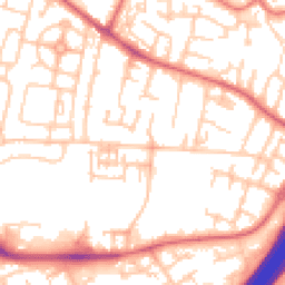 Daytime road noise heatmap for NE5 5JH