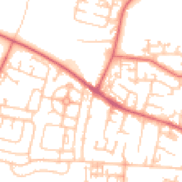 Daytime road noise heatmap for NE5 5JR