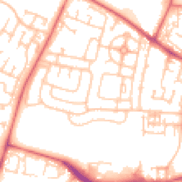 Daytime road noise heatmap for NE5 5NE