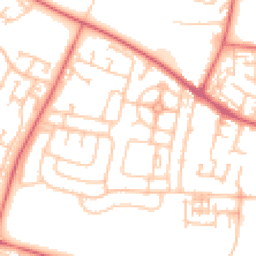 Daytime road noise heatmap for NE5 5QE
