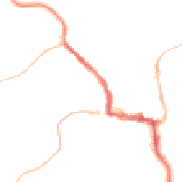 Night-time road noise heatmap for NE61 1AS