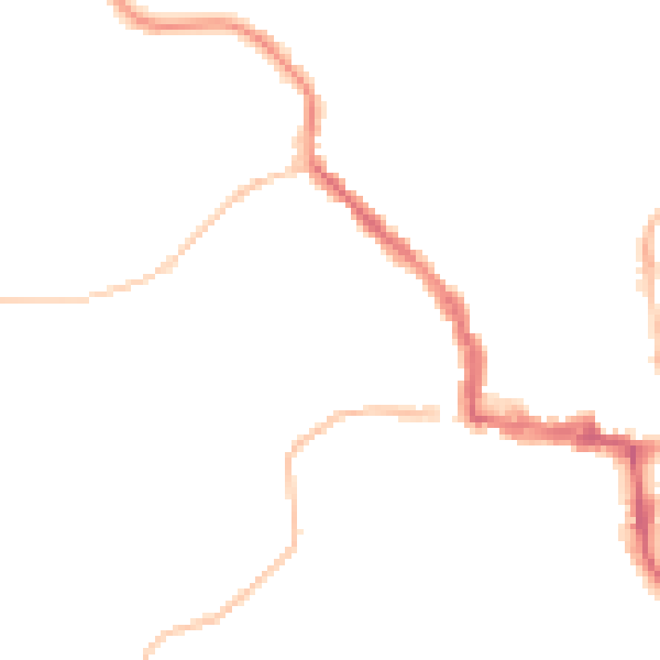 Night-time road noise heatmap for NE61 1QT