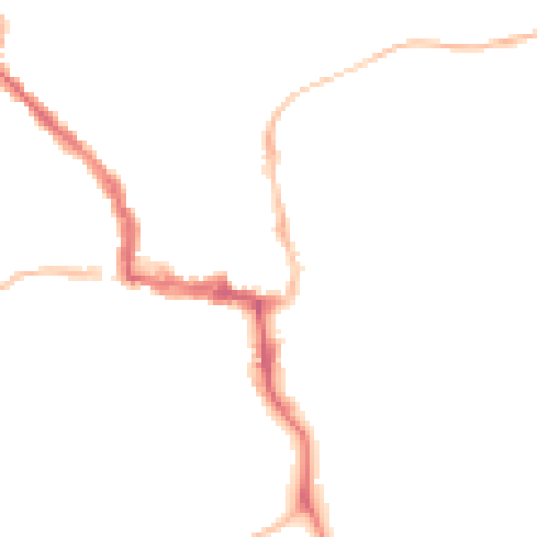 Night-time road noise heatmap for NE61 1SQ