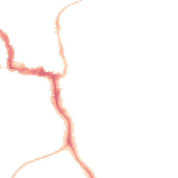 Night-time road noise heatmap for NE61 1TW