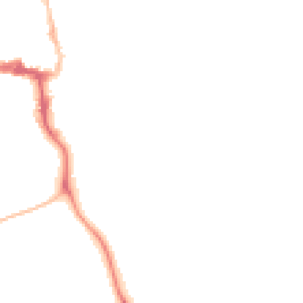 Night-time road noise heatmap for NE61 1XH