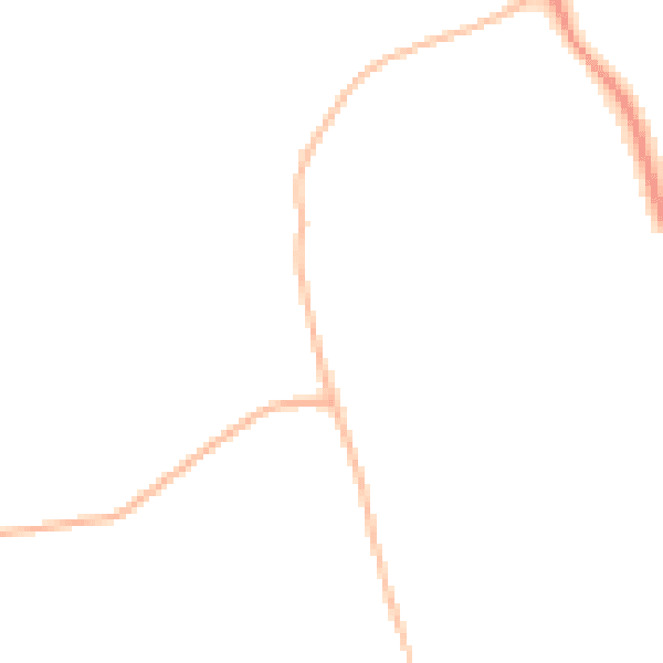 Night-time road noise heatmap for NE61 2GN