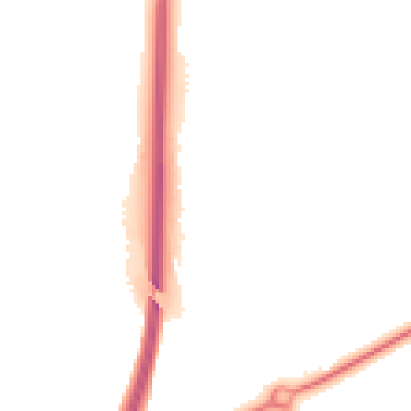 Night-time road noise heatmap for NE61 3BF