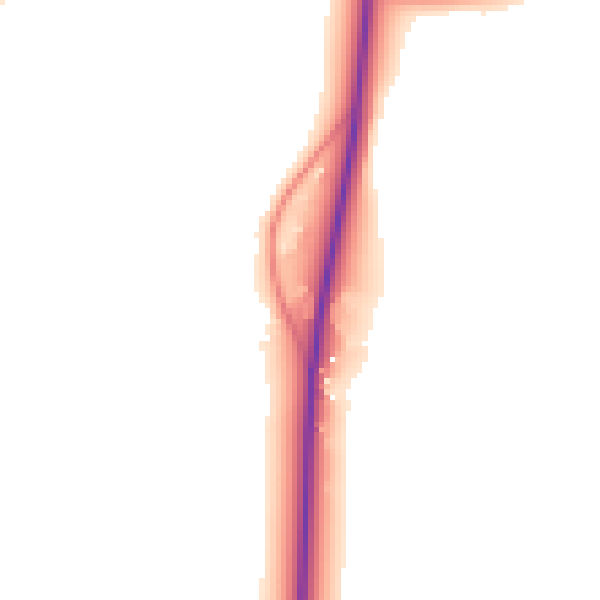 Daytime road noise heatmap for NE61 3EL