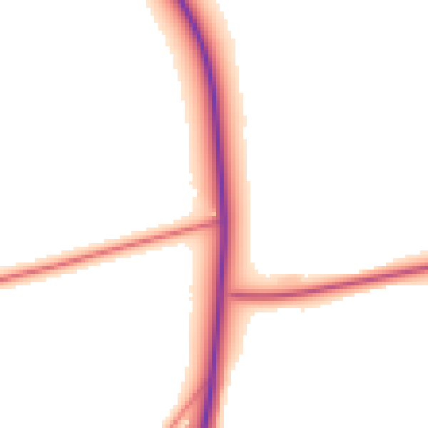 Daytime road noise heatmap for NE61 3EN