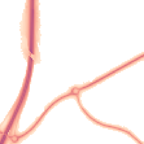 Night-time road noise heatmap for NE61 3FH