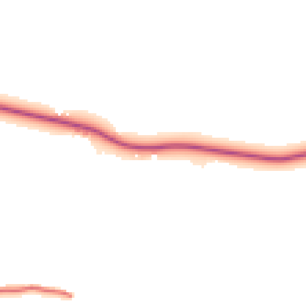 Daytime road noise heatmap for NE61 3SW