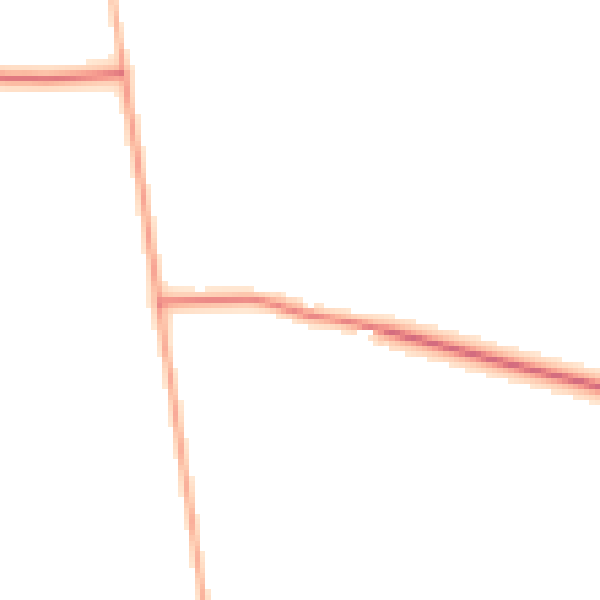 Daytime road noise heatmap for NE61 4BN