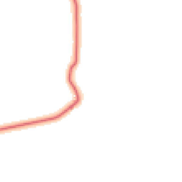 Daytime road noise heatmap for NE61 4EX