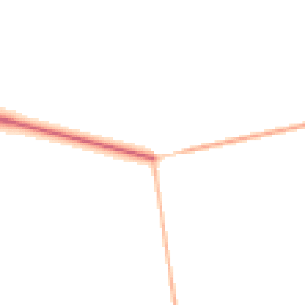Daytime road noise heatmap for NE61 4LB