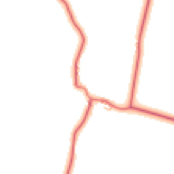 Daytime road noise heatmap for NE61 4NU