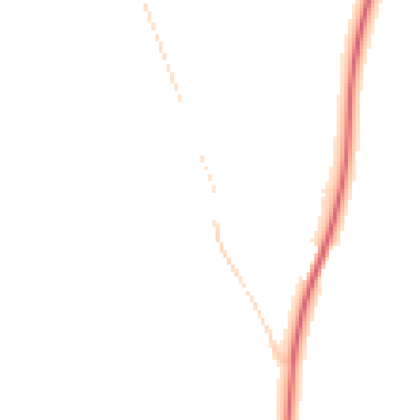Night-time road noise heatmap for NE61 5AE