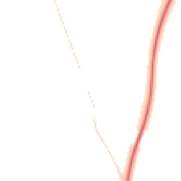 Night-time road noise heatmap for NE61 5AF