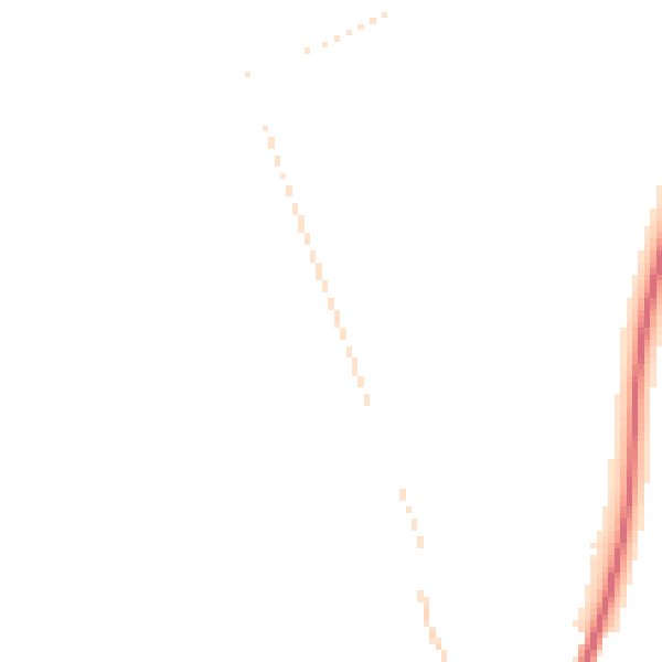Night-time road noise heatmap for NE61 5AG