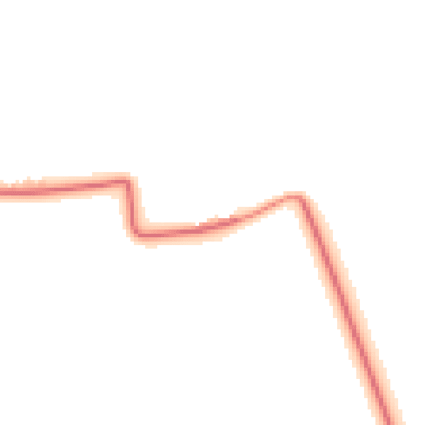 Daytime road noise heatmap for NE61 5EG