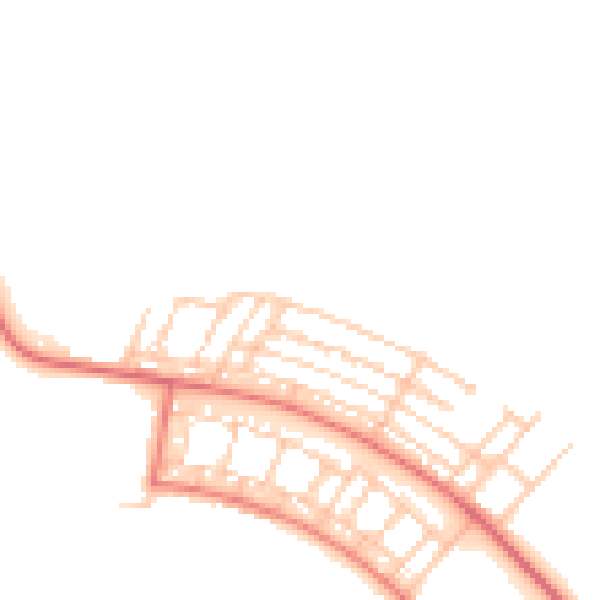 Daytime road noise heatmap for NE61 5TZ