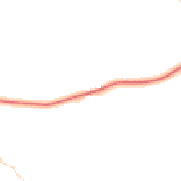 Daytime road noise heatmap for NE61 6AH