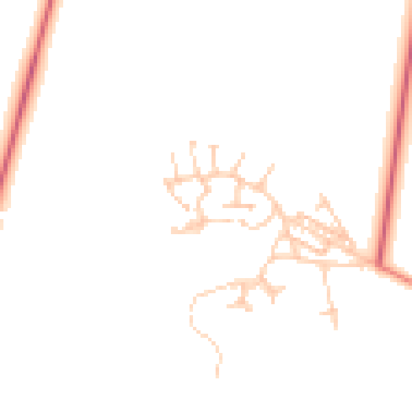 Daytime road noise heatmap for NE61 6BS