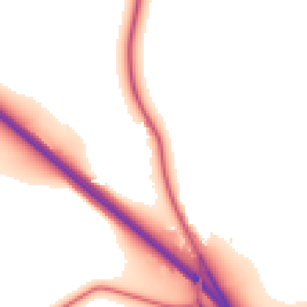 Daytime road noise heatmap for NE61 6DG