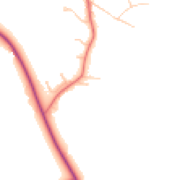 Daytime road noise heatmap for NE61 6PA