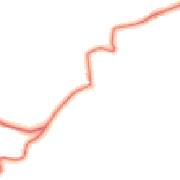 Daytime road noise heatmap for NE61 6SL