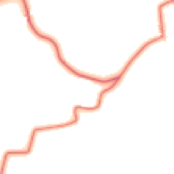 Daytime road noise heatmap for NE61 6SP