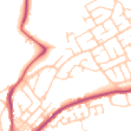 Daytime road noise heatmap for NE62 5AA