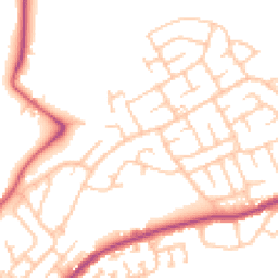 Daytime road noise heatmap for NE62 5AB