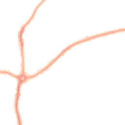 Night-time road noise heatmap for NE62 5BP