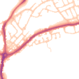 Daytime road noise heatmap for NE62 5BU
