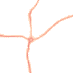 Night-time road noise heatmap for NE62 5BY