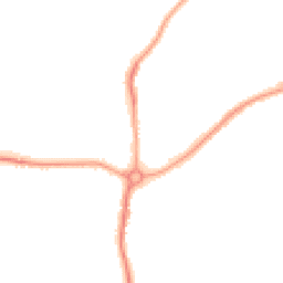 Night-time road noise heatmap for NE62 5DE