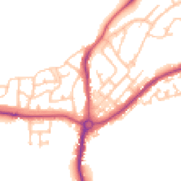Daytime road noise heatmap for NE62 5LP