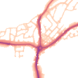 Daytime road noise heatmap for NE62 5LT