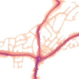 Daytime road noise heatmap for NE62 5NE