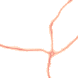 Night-time road noise heatmap for NE62 5NU