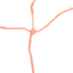 Night-time road noise heatmap for NE62 5QZ