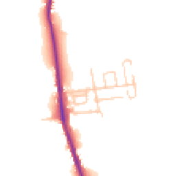 Daytime road noise heatmap for NE62 5RT