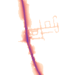 Daytime road noise heatmap for NE62 5SD