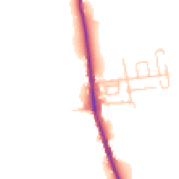 Daytime road noise heatmap for NE62 5SF