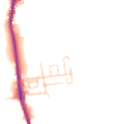 Daytime road noise heatmap for NE62 5SG