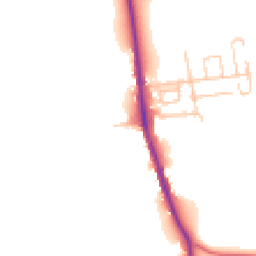 Daytime road noise heatmap for NE62 5SR