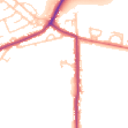 Daytime road noise heatmap for NE62 5UG