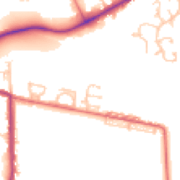 Daytime road noise heatmap for NE62 5UT